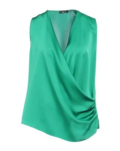 Hanita Woman Top Green Size L Polyester