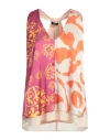 Hanita Woman Top Magenta Size 6 Polyester In Magenta