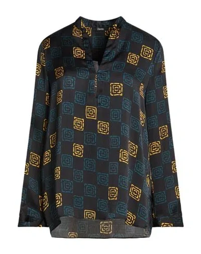 Hanita Woman Top Midnight Blue Size S Polyester In Multi