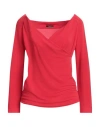 Hanita Woman Top Rust Size Xs Viscose In Red