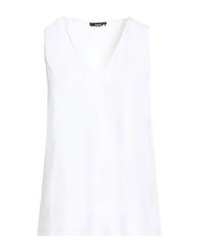 Hanita Woman Top White Size M Polyester, Elastane
