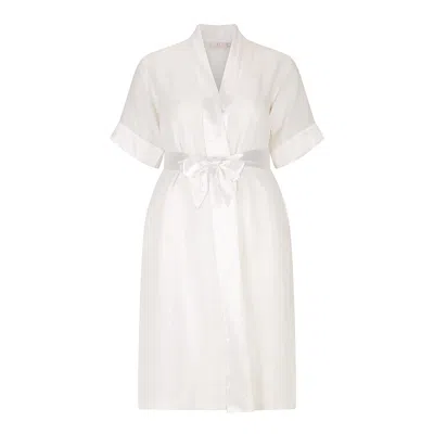 Hank & Hera Women's Anne Robe - Long - White