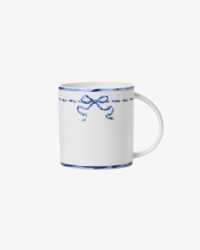 Hankook 1943 Ribbon Blue Mug Set Of 2 In White