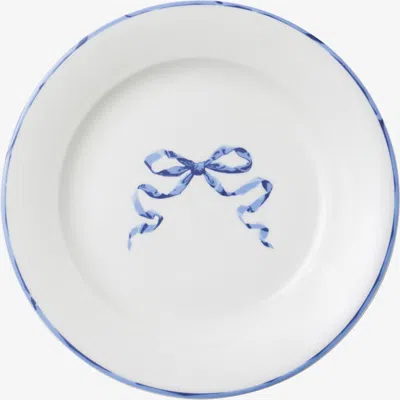 Hankook 1943 Ribbon Blue Set Of 2 Plates In White