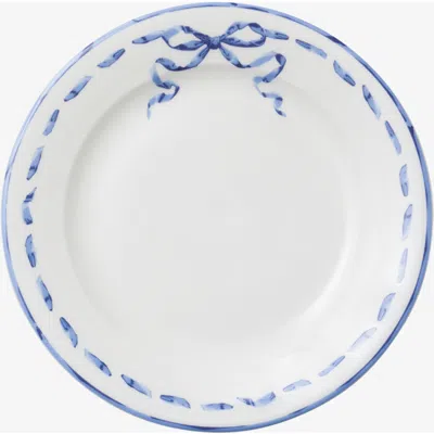 Hankook 1943 Ribbon Blue Set Of 2 Plates In White