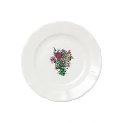 Hankook 1943 Thibaud Herem Objet 6" Plate (bouquet) In White