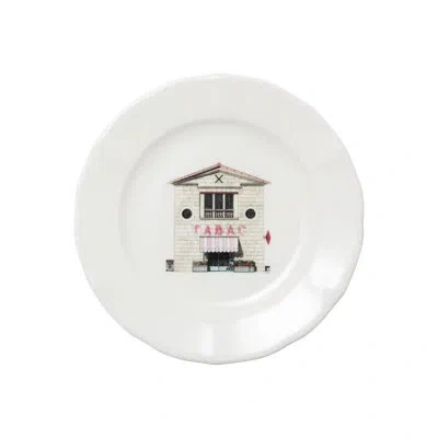 Hankook 1943 Thibaud Herem Objet 6" Plate (village) In White
