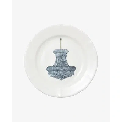 Hankook 1943 Thibaud Herem Objet 8" Plate (chandelier) In White