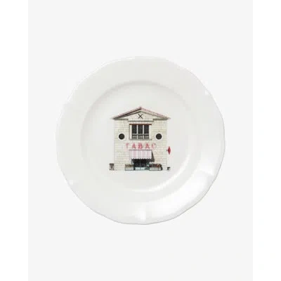 Hankook 1943 Thibaud Herem Objet 8" Plate (village) In White