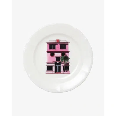 Hankook 1943 Thibaud Herem Objet 8" Plate (village) In White
