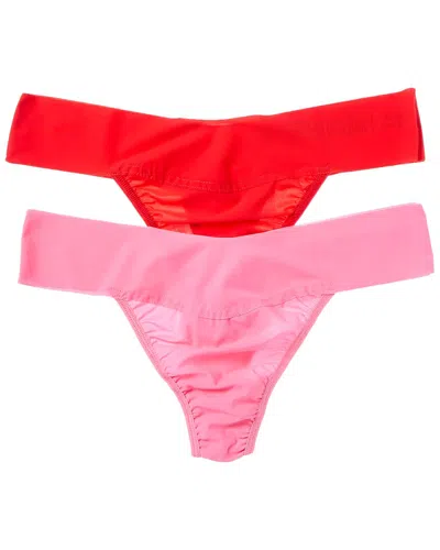 Hanky Panky 2pk Breathesoft Natural Thong