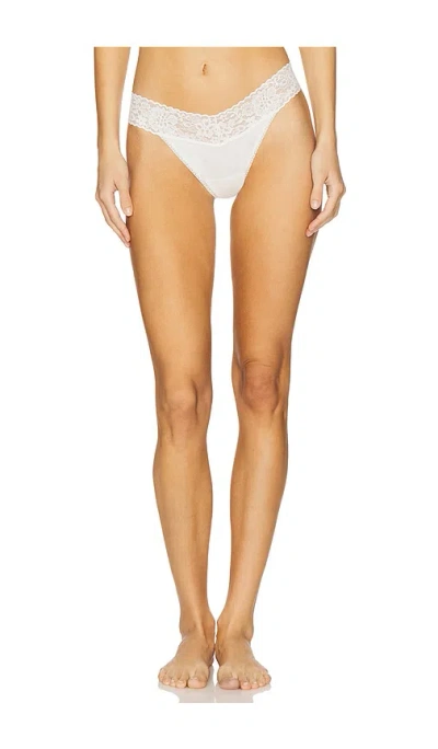 Hanky Panky 3 Original Rise Thongs In Chatsworth House  & Berry Pie Purple
