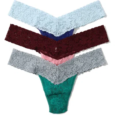 Hanky Panky 3-pack Low Rise Lace Thongs