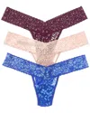 Hanky Panky 3ps Crossdye Leopard Low-rise Thong