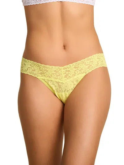 Hanky Panky 4911® Signature Lace® Low Rise Thong In Yellow