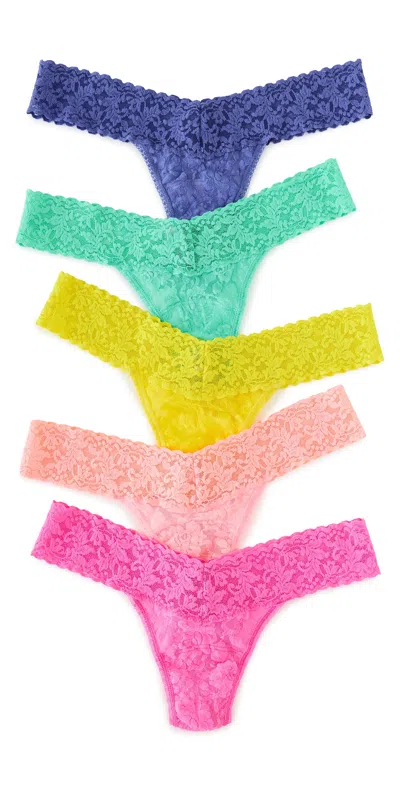 Hanky Panky 5 Low Rise Thongs Fnsa