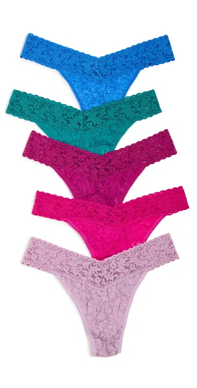 Hanky Panky 5 Original Rise Thongs Multi