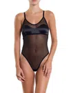 Hanky Panky &oh Dark And Dangerous Bodysuit In Black