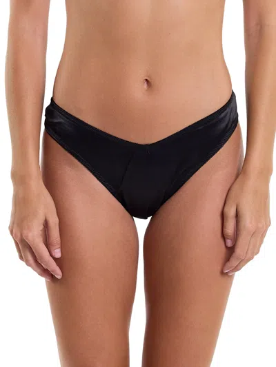 Hanky Panky &oh Dark And Dangerous High Cut Thong In Black