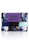 Hanky Panky 3-pack Original-rise Multicolor Lace Thongs In Blue Multi