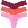 Hanky Panky Assorted 3-pack Low Rise Thongs