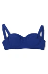 Hanky Panky Balconette Bikini Top In Blue