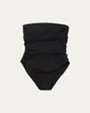 Hanky Panky Bandeau One Piece Swimsuit In Black