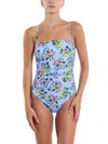 Hanky Panky Ruched Bow One-piece Swimsuit In Multicolor