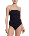 Hanky Panky Bandeau One Piece Swimsuit In Black