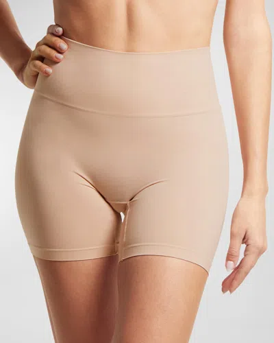 Hanky Panky Body High-rise Stretch Bike Shorts In Neutral