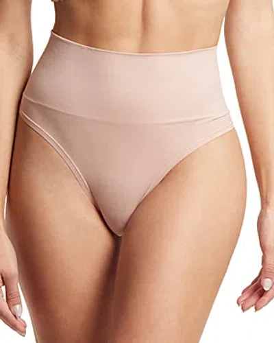 Hanky Panky Body Mid Rise Thong In Inner Peac