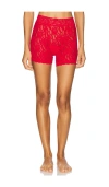 Hanky Panky Signature Lace Boxer Brief In Red