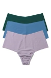 Hanky Panky Breathe Assorted 3-pack High Waist Thongs