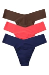Hanky Panky Breathe Assorted 3-pack V-cut Thongs