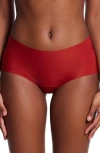 Hanky Panky Breathesoft Hi-rise Thong Underwear In Sundried Tomato Red