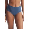 Hanky Panky Breathe High Waist Thong In Blue