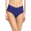 Hanky Panky Playstretch High-waist Thong In Odyssey Blue