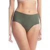 Hanky Panky Breathe High Waist Thong In Pine Tree