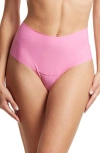 Hanky Panky Breathe High Waist Thong In Taffy Pink