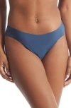 Hanky Panky Breathe Natural Thong In Blue