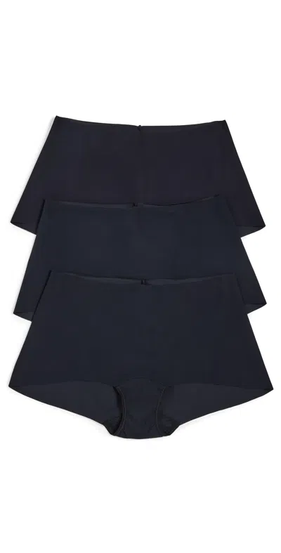 Hanky Panky Breathe Soft Boyshorts 3 Pack Black
