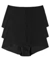 Hanky Panky Breathesoft® Boyshort 3 Pack In Black