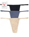 Hanky Panky Breathe Assorted 3-pack G-string Thongs