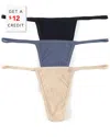 Hanky Panky Breathe Assorted 3-pack G-string Thongs