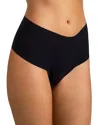 Hanky Panky Breathe Natural High Rise Thong In Black