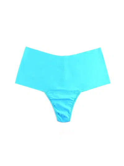 Hanky Panky Breathesoft® High Rise Thong In Blue