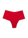Hanky Panky Breathe High Waist Thong In Red