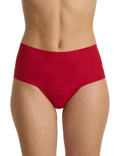 Hanky Panky Breathesoft® High Rise Thong In Red