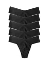 Hanky Panky Breathe 5-pack V-cut Thongs