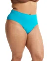 Hanky Panky Breathesoft Plus Hi-rise Thong In Blue